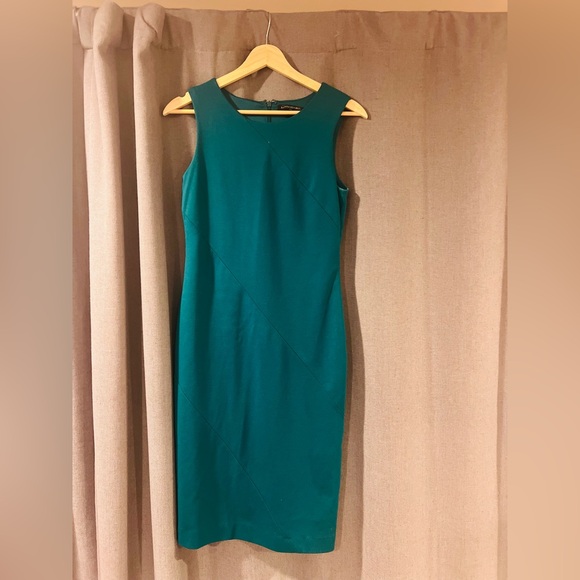 Banana Republic Teal Midi Dress - Picture 1 of 3